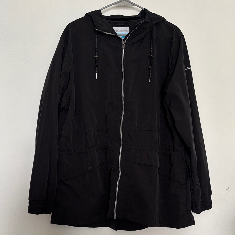 Columbia Black Hooded Jacket